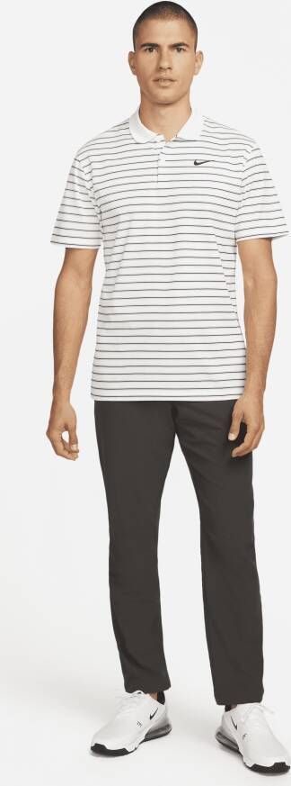 Nike Dri-FIT Victory golfpolo met strepen voor heren Wit - Foto 3
