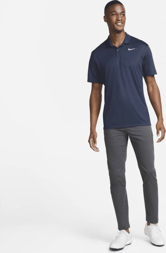 Nike Dri-FIT Victory Golfpolo voor heren Blauw