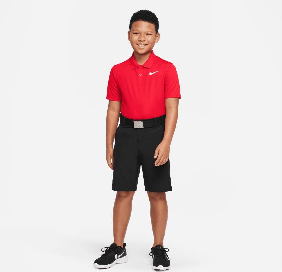 Nike Dri-FIT Victory Golfpolo voor jongens Rood