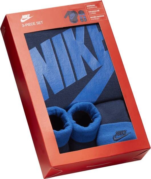 Nike Driedelige babyset (0-6 maanden) Blauw - Foto 2