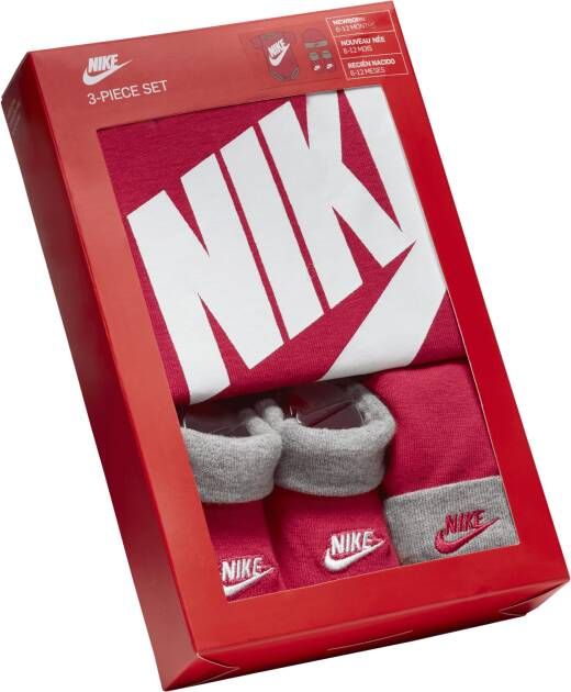 Nike Driedelige babyset (0-6 maanden) Roze - Foto 2