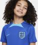 Nike Engeland Strike Dri-FIT voetbaltop met korte mouwen voor kids Blauw - Thumbnail 4