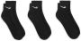 Nike Enkelsokken met demping (3 paar) Zwart - Thumbnail 3