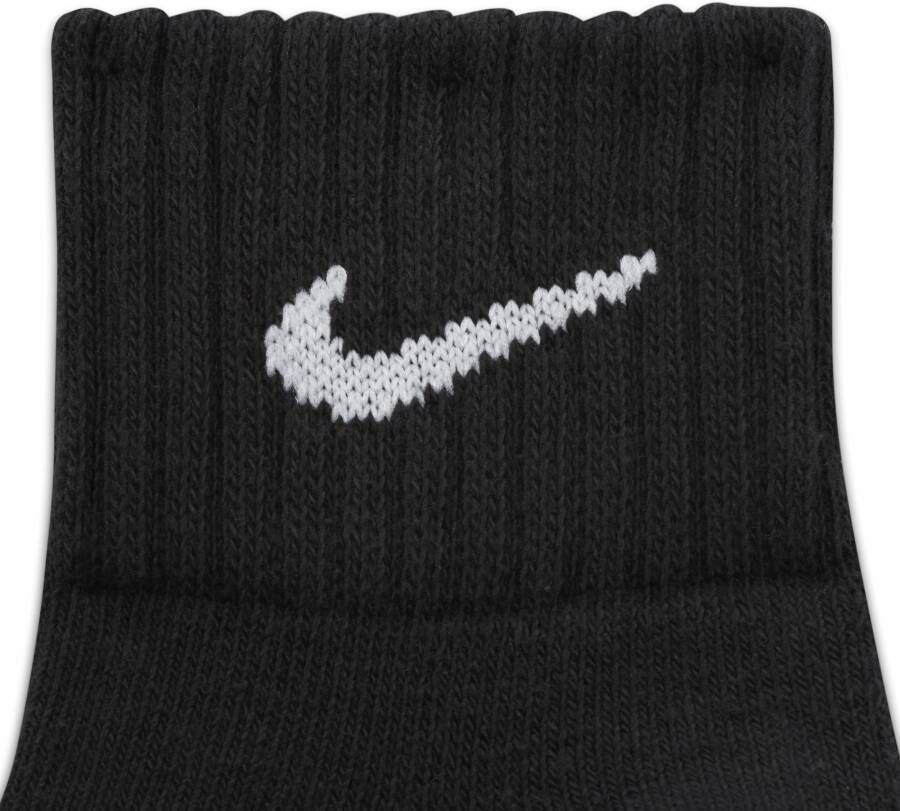 Nike Enkelsokken met demping (3 paar) Zwart