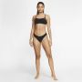 Nike Essential Bikinitop met racerback Zwart - Thumbnail 5