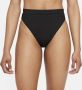 Nike Essential Zwembroekje met hoge taille voor dames Zwart - Thumbnail 2