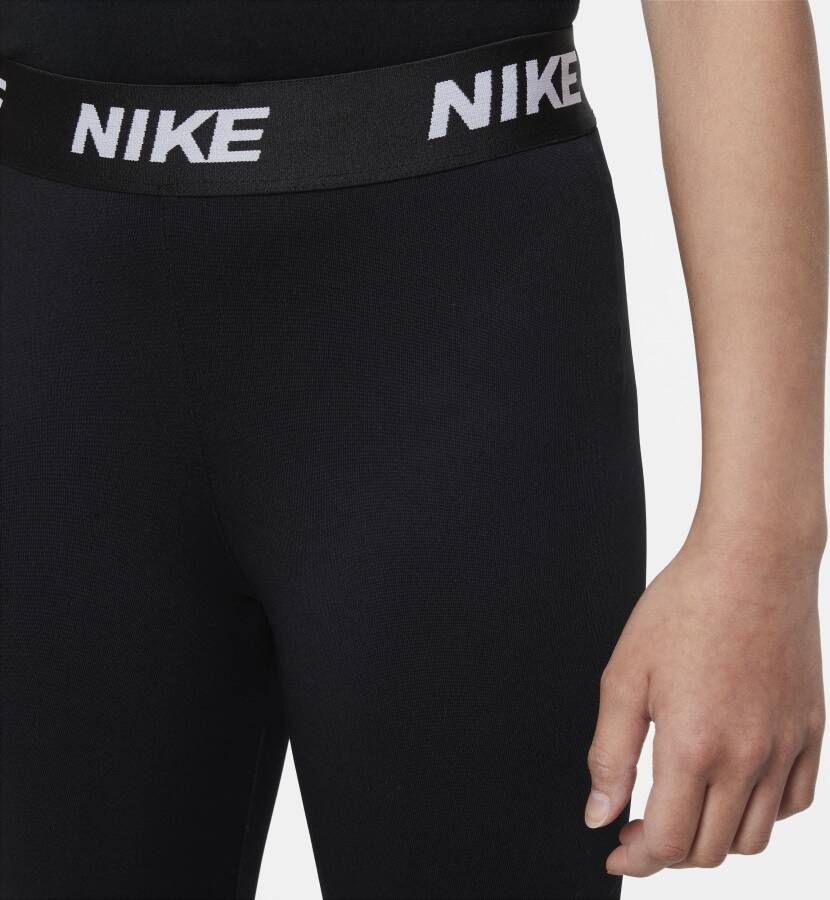 Nike Dri-FIT Sport Essentials Swoosh legging voor kleuters Zwart - Foto 2