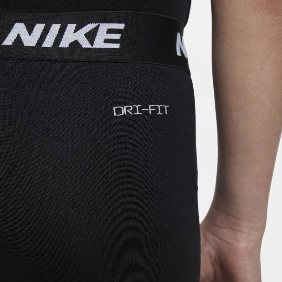 Nike Dri-FIT Sport Essentials Swoosh legging voor kleuters Zwart - Foto 3