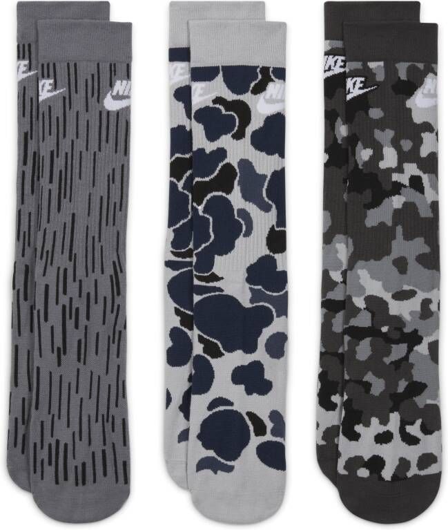 Nike Everyday Essential Crew sokken (3 paar) Meerkleurig