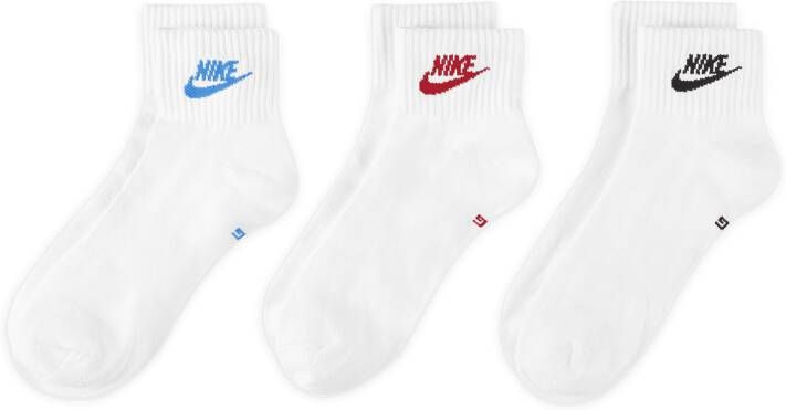 Nike Everyday Essential Enkelsokken (3 paar) Meerkleurig