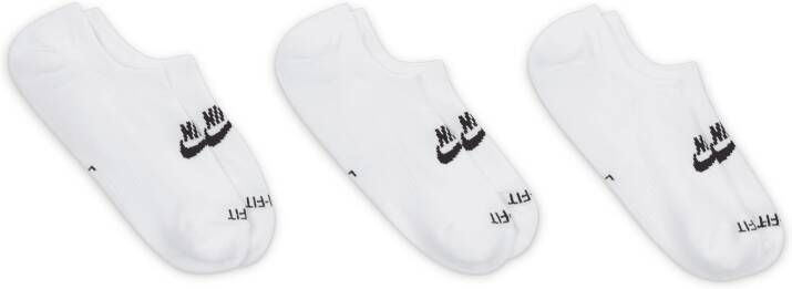 Nike Everyday Plus Cushioned Footie sokken Wit