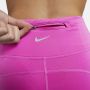 Nike Fast 7 8-hardlooplegging met halfhoge taille en zakken voor dames Roze - Thumbnail 4