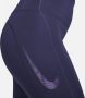Nike Fast 7 8-legging met graphic halfhoge taille en zakken voor dames Paars - Thumbnail 5
