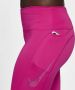 Nike Fast 7 8-legging met graphic halfhoge taille en zakken voor dames Roze - Thumbnail 4