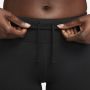 Nike Fast 7 8-legging met graphic halfhoge taille en zakken voor dames Zwart - Thumbnail 3