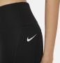Nike Fast Hardloopshorts met halfhoge taille voor dames (18 cm) Zwart - Thumbnail 3