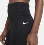 Nike Fast Cropped hardlooplegging met halfhoge taille voor dames Zwart - Thumbnail 4