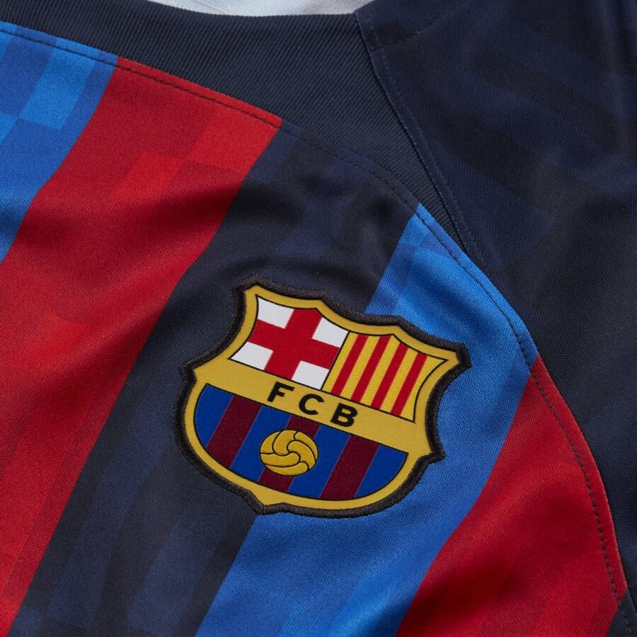 Nike FC Barcelona 2022 23 Stadium Thuis voetbalshirt met Dri-FIT voor heren Blauw