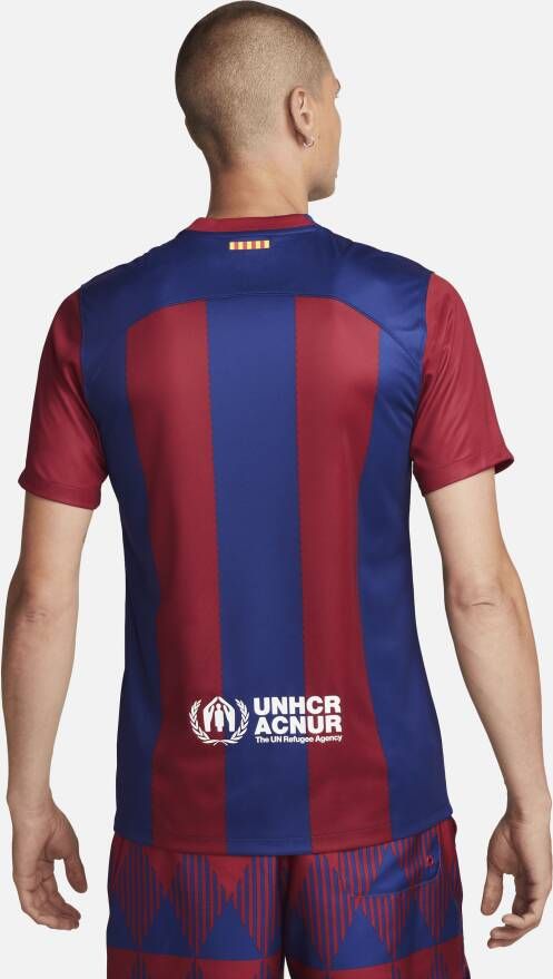 Nike FC Barcelona 2023 24 Stadium Thuis Dri-FIT voetbalshirt voor heren Blauw