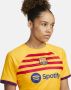 Nike FC Barcelona 2023 24 Stadium Vierde Dri-FIT Voetbalshirt voor dames Geel - Thumbnail 3