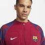 Nike FC Barcelona Academy Pro knit voetbaljack met rits over de hele lengte voor heren Rood - Thumbnail 3
