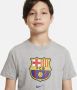 Nike FC Barcelona Crest T-shirt voor kids Grijs - Thumbnail 3