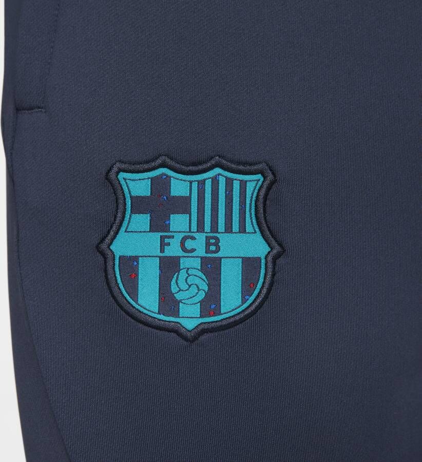 Nike FC Barcelona Strike Derde Dri-FIT knit voetbalbroek voor heren Blauw