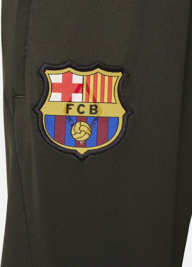 Nike FC Barcelona Strike Dri-FIT knit voetbalbroek voor kids Groen
