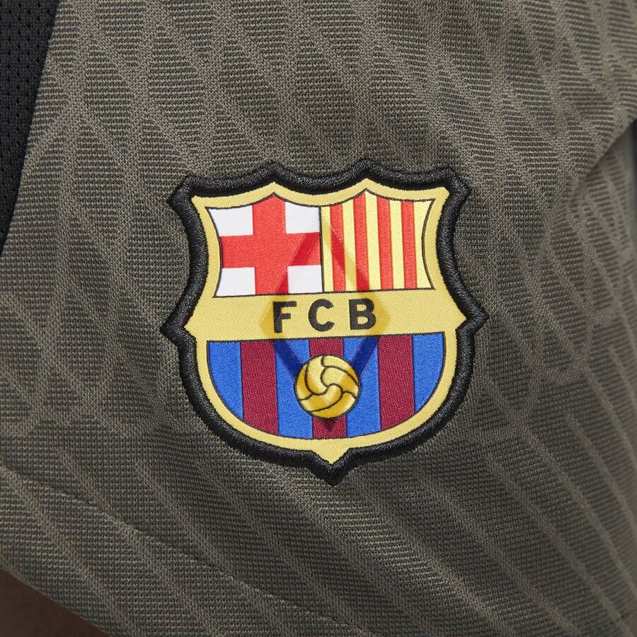 Nike FC Barcelona Strike Dri-FIT knit voetbalshorts voor dames Groen