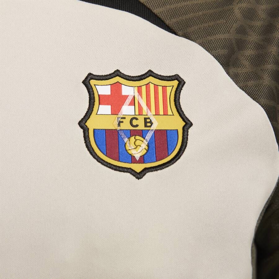 Nike FC Barcelona Strike Dri-FIT knit voetbaltop voor heren Bruin