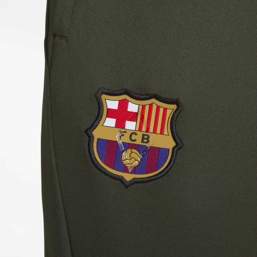 Nike FC Barcelona Strike knit voetbalbroek met Dri-FIT voor heren Groen