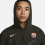 Nike FC Barcelona Tech Fleece Windrunner hoodie met rits over de hele lengte voor heren Groen - Thumbnail 2