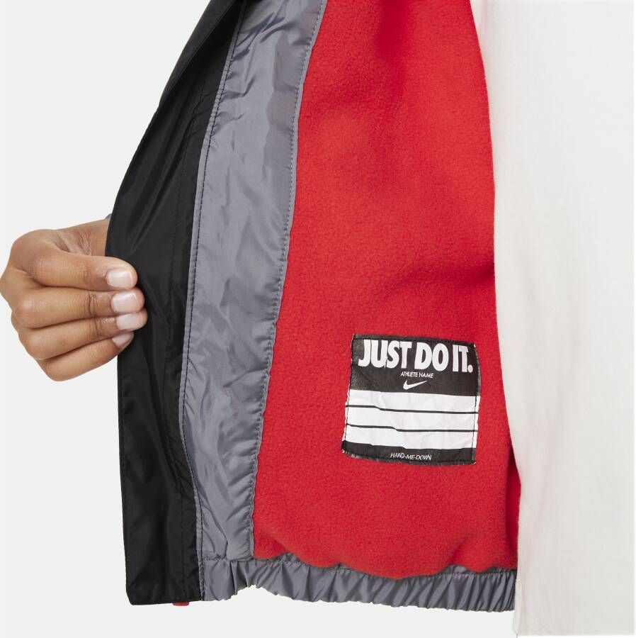 Nike Fleece Lined Woven Jacket kleuterjack Grijs
