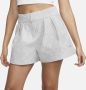 Nike Forward Shorts damesshorts met hoge taille Grijs - Thumbnail 2