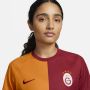 Nike Galatasaray 2023 24 Thuis voetbaltop met Dri-FIT en korte mouwen voor dames Oranje - Thumbnail 3