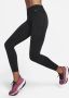 Nike Go 7 8-legging met halfhoge taille complete ondersteuning en zakken voor dames Zwart - Thumbnail 3