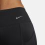 Nike Go 7 8-legging met halfhoge taille complete ondersteuning en zakken voor dames Zwart - Thumbnail 5