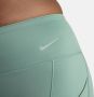 Nike Go Lange legging met halfhoge taille complete ondersteuning en zakken voor dames Groen - Thumbnail 5