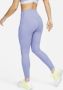 Nike Go Lange legging met halfhoge taille complete ondersteuning en zakken voor dames Paars - Thumbnail 2