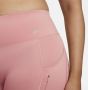 Nike Go Lange legging met halfhoge taille complete ondersteuning en zakken voor dames Roze - Thumbnail 5