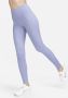 Nike Go Lange legging met hoge taille zakken en complete ondersteuning voor dames Paars - Thumbnail 3