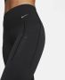 Nike Go Lange legging met hoge taille zakken en complete ondersteuning voor dames Zwart - Thumbnail 4