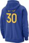 Nike Golden State Warriors Club NBA-hoodie voor heren Blauw - Thumbnail 2