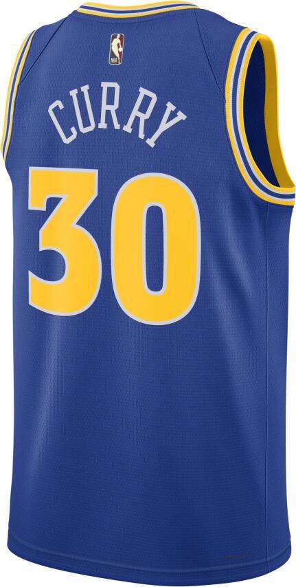 Nike Golden State Warriors Swingman NBA-jersey met Dri-FIT Blauw