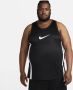 Nike Icon Dri-FIT basketbaljersey voor heren Zwart - Thumbnail 5