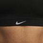 Nike Indy Seamless Ribbed non-padded sport-bh met lichte ondersteuning Zwart - Thumbnail 4