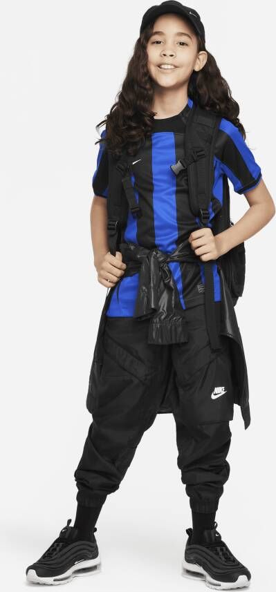 Nike Inter Milan 2022 23 Stadium Thuis voetbalshirt met Dri-FIT voor kids Blauw