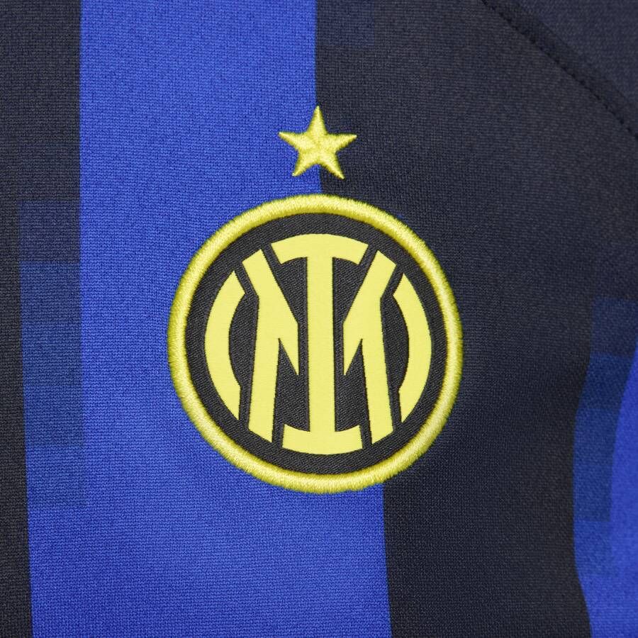 Nike Inter Milan 2023 24 Stadium Thuis Dri-FIT voetbalshirt voor dames Blauw