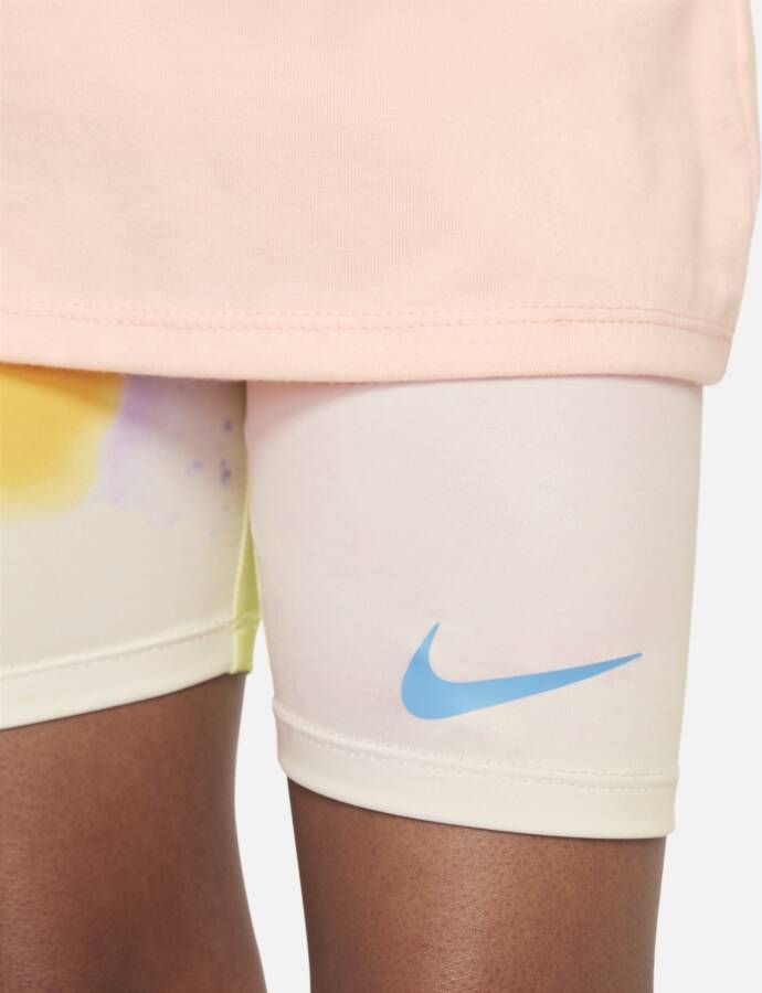 Nike 'Just DIY It' Bike Shorts Set Tweedelige kleuterset Wit