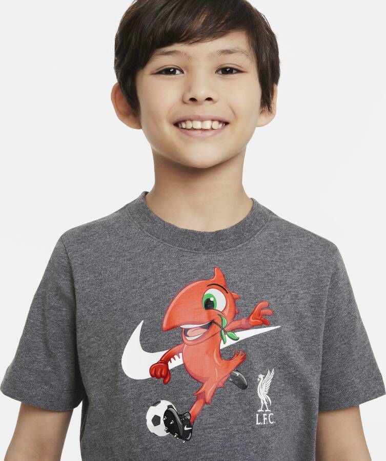 Nike Liverpool FC Mascot voetbalshirt voor kids Grijs